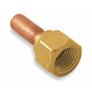 Appli Parts AP-4041-44 Swivel Flare x Sweat Adapter 1/4 F 3.11 3.11
x 1/4 in OD
