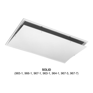Ceiling Access Panel Frame Outside 27-1/2 in x 49 in Frame Opening 24-1/2x 46 Non-Louvered First Co 966-1