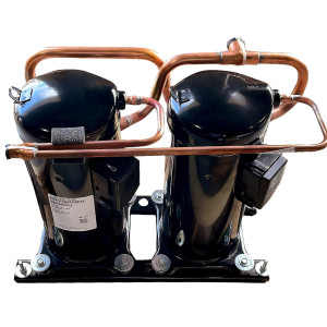 Copeland Scroll Tandem Compressor 12T 144.000Btu 2 6TN compressors 380V/50Hz 460V60Hz A/C Compatible with R22, ZRT144KCE-TFD