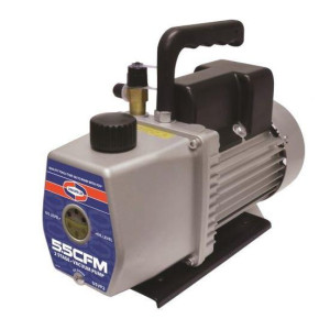 Uniweld U5VP2 Vacuum Pump 5.5cfm 1/2hp 110v-220 V,50-60 Hz, 2 Stage, 155 Liter/min, 11.1oz Oil Capacity 15 Microns Intake 1/4 3/8 MF
