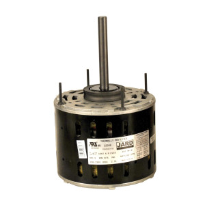 JARD 22586 1/3HP 1075rpm Direct Drive Blower Motor 6 poles, 1 shaft, OAO Enclosure, 3 speeds, Frame 48, Reversible, 208-230 V,60 Hz,1 Ph, 5mfd/370VAC Run Capacitor