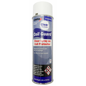 Clear Coil Guard  Aero  Blue 20oz Coil GuardTM dries quickly and immediately resists salt spray  alcohol  acids  and soap solutions CG-AER