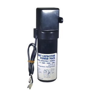 Appli Parts APHS-8 1/12 to 10 HP, 110/220 V, 1 Ph, Hard Start kit Capacitor power pack booster for air conditionning and refrigeration compressors, Up to 690 percent Torque