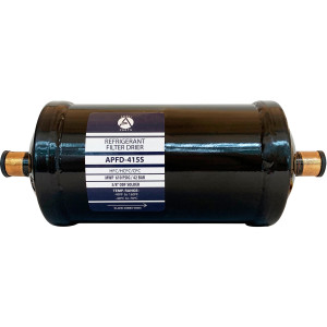 Appli Parts APFD-415S 5/8 in Liquid Line Refrigerant AC Filter Drier hvac Refrigeration 415S ODF Sweat Solder connection universal unidirectional 9-1/2 in long 3-3/4 in wide Appli Parts APFD-415S 5/8 in Liquid Line Refrigerant AC Filter Drier hvac Refrigeration 415S ODF Sweat Solder connection universal unidirectional 9-1/2 in long 3-3/4 in wide