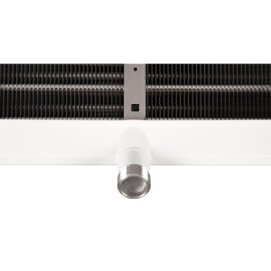 Danfoss 114U0014 Evaporator Optyma LMBP R404 13.1K Btu/hr at 25F SST MBP 14.6K Btu/hr at -20F SST LBP Electric Defrost 6FPI Low Profile 3 x 12in ECM Fans DACC RX L123.1A4/E1 230V/1Ph/60Hz