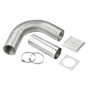 Lambro 313WUL Semi-Rigid Transition Duct Louvered Vent Kit 4 inch X 8 ft Lambro 313WUL Semi-Rigid Transition Duct Louvered Vent Kit 4 inch X 8 ft