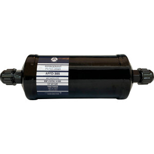 Appli Parts APFD-305 5/8 in Liquid Line Refrigerant AC Filter Drier hvac Refrigeration 305 SAE Flare connection universal unidirectional 10-1/2 in long 3-1/4 in wide Appli Parts APFD-305 5/8 in Liquid Line Refrigerant AC Filter Drier hvac Refrigeration 305 SAE Flare connection universal unidirectional 10-1/2 in long 3-1/4 in wide