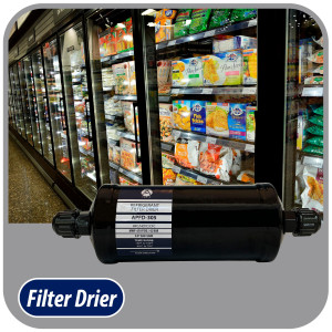 Appli Parts APFD-305 5/8 in Liquid Line Refrigerant AC Filter Drier hvac Refrigeration 305 SAE Flare connection universal unidirectional 10-1/2 in long 3-1/4 in wide Appli Parts APFD-305 5/8 in Liquid Line Refrigerant AC Filter Drier hvac Refrigeration 305 SAE Flare connection universal unidirectional 10-1/2 in long 3-1/4 in wide