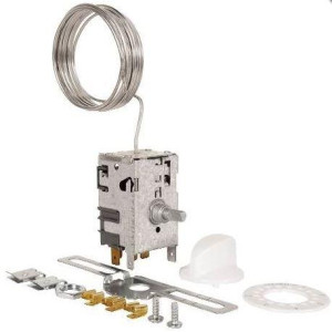 Danfoss 077Z7011 Thermostat Refrigerator Cold Cut-in 17F Cold Cut-out 41F 84in bulb length 
Replaces A12-700 A12-701 A12-1560 A12-72 077B6856 True Danfoss 077Z7011 Thermostat Refrigerator Cold Cut-in 17F Cold Cut-out 41F 84in bulb length 
Replaces A12-700 A12-701 A12-1560 A12-72 077B6856 True