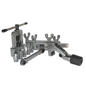 Appli Parts APT-FT278 Flaring and Swage Tool kit for copper, plastic, aluminum pipe and other soft metal tube with cutter and ratchet wrench for HVAC and other applications Appli Parts APT-FT278 Flaring and Swage Tool kit for copper, plastic, aluminum pipe and other soft metal tube with cutter and ratchet wrench for HVAC and other applications