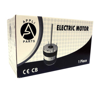 Appli Parts Fan Motor Vertical Condenser Type 1/3hp 230v 60hz 2.1a 1075rpm 7.5mfd/370vac Revers Ballb 1sft Ul E486336  APFM-3729 Ref. 3729 / 1861