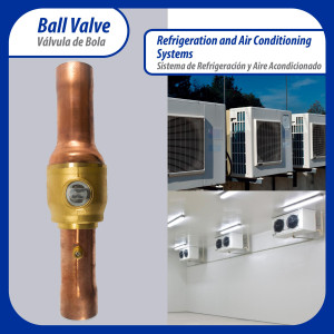 Appli Parts APBV-158 1-5/8 in Shut Off Ball Valve ODF Universal Replacement 610 psi (4.2 Mpa) max pressure -22 F to 248 F work temperature with 1/4 in SAE service port, with 11-1/3 in overall length Appli Parts APBV-158 1-5/8 in Shut Off Ball Valve ODF Universal Replacement 610 psi (4.2 Mpa) max pressure -22 F to 248 F work temperature with 1/4 in SAE service port, with 11-1/3 in overall length