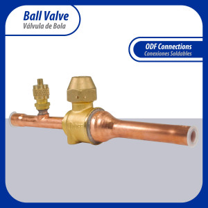 Appli Parts APBV-038 3/8 in Shut Off Ball Valve ODF Universal Replacement 610 psi (4.2 Mpa) max pressure -22 F to 248 F work temperature with 1/4 in SAE service port, with 6-1/2 in overall length Appli Parts APBV-038 3/8 in Shut Off Ball Valve ODF Universal Replacement 610 psi (4.2 Mpa) max pressure -22 F to 248 F work temperature with 1/4 in SAE service port, with 6-1/2 in overall length