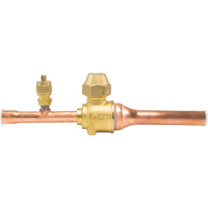 Appli Parts APBV-038 3/8 in Shut Off Ball Valve ODF Universal Replacement 610 psi (4.2 Mpa) max pressure -22 F to 248 F work temperature with 1/4 in SAE service port, with 6-1/2 in overall length Appli Parts APBV-038 3/8 in Shut Off Ball Valve ODF Universal Replacement 610 psi (4.2 Mpa) max pressure -22 F to 248 F work temperature with 1/4 in SAE service port, with 6-1/2 in overall length