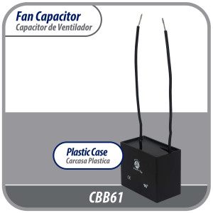 Appli Parts Fan Capacitor 5.5 mfd (microfarads) uf 250 VAC with 2 Wire Terminal Connections compatible with any brand with same capacitance CAP-5.5-250-2C Appli Parts Fan Capacitor 5.5 mfd (microfarads) uf 250 VAC with 2 Wire Terminal Connections compatible with any brand with same capacitance CAP-5.5-250-2C
