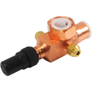 Appli Parts APRV-VA05 Rotolock Valve V05 1-1/4 in x 7/8 in ODF solder connection Universal replacement valve will work for refrigeration and air conditioning systems Appli Parts APRV-VA05 Rotolock Valve V05 1-1/4 in x 7/8 in ODF solder connection Universal replacement valve will work for refrigeration and air conditioning systems