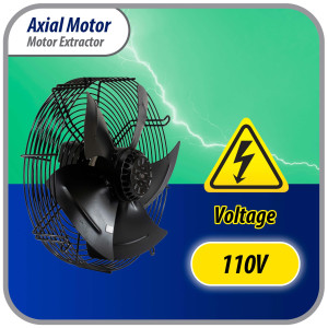 Appli Parts AXF-350-1 13-3/4 in Axial Fan Motor Guard Mounted Fan Blade 115V, 1 Ph, 50-60 Hz, 180W, 1550 rpm, Universal replacement for Cold Room Evaporators, Condensing Units, Work Temp -22F to 140F