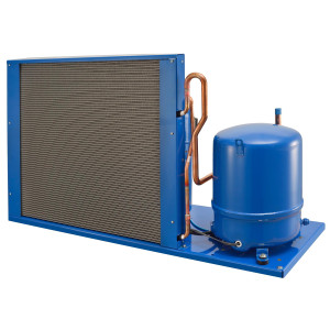 Danfoss OP-HJZ019D39Q Condensing Unit Microchannel Coil 1.5HP MBP 230V/3Ph/60Hz R134a,R404A,R448A,R449A,R452A,R513A POE Oil 1 Fan with Reciprocating Compressor MTZ19-3 115N0270

