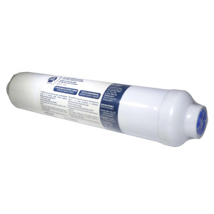 Appli Parts APWF-100K In Line Water Filter 1/4 in Connection 1/2in Wide 10-1/2in Long Includes Plastic Connections APWF-100PC and Brass Connections APWF-100BC Appli Parts APWF-100K In Line Water Filter 1/4 in Connection 1/2in Wide 10-1/2in Long Includes Plastic Connections APWF-100PC and Brass Connections APWF-100BC