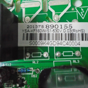 Pc Board Main Control Outdoor Unit Ecox YSA-KF160W/S1-530V.D.03.WK1.1 RoHS 201375890155 17123100000022 
Fits: NVCU060C10C Pc Board Main Control Outdoor Unit Ecox YSA-KF160W/S1-530V.D.03.WK1.1 RoHS 201375890155 17123100000022 
Fits: NVCU060C10C