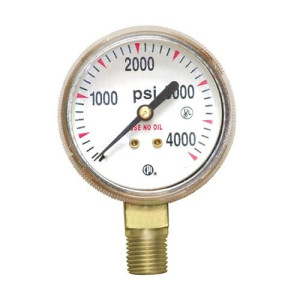 Regulator Gauge High Nitrogen For Rhp400 4000psi Uniweld  G7SD Regulator Gauge High Nitrogen For Rhp400 4000psi Uniweld  G7SD