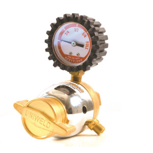Uniweld RB 12010 Acetylene Regulator CGA Acetylene Inlet 520 Outlet Connection A (LH) 3/8 in -24(M) Del. PSIG 2-15 Replacement G19 Uniweld RB 12010 Acetylene Regulator CGA Acetylene Inlet 520 Outlet Connection A (LH) 3/8 in -24(M) Del. PSIG 2-15 Replacement G19