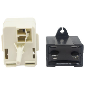 Appli Parts W10613606 Refrigerator Compressor Start Relay and 15 mfd 250 VAC Capacitor replacement for multiple models including Kemore, Whirlpool, Amana, W10416065, PS8746522, 67003186  Appli Parts W10613606 Refrigerator Compressor Start Relay and 15 mfd 250 VAC Capacitor replacement for multiple models including Kemore, Whirlpool, Amana, W10416065, PS8746522, 67003186