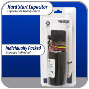 Appli Parts APHS-3 4 to 5 TON Hard Start kit 208-265 V, 1 Ph for air conditioner includes Capacitor 270-324mfd 330V and Potential Relay for Air Conditioner scroll and reciprocating compressors Appli Parts APHS-3 4 to 5 TON Hard Start kit 208-265 V, 1 Ph for air conditioner includes Capacitor 270-324mfd 330V and Potential Relay for Air Conditioner scroll and reciprocating compressors