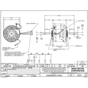 US Motor 3/4 hp 1075 rpm, 6 Poles 2 Shaft OAO 3 Speed 5.6 diameter, CCW 
208-230v, 60 hz, 1 ph, 7.5 mfd/370 VAC Run Capacitor 1894 K055DUT1259011B US Motor 3/4 hp 1075 rpm, 6 Poles 2 Shaft OAO 3 Speed 5.6 diameter, CCW 
208-230v, 60 hz, 1 ph, 7.5 mfd/370 VAC Run Capacitor 1894 K055DUT1259011B