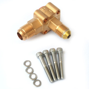 Danfoss 068B4013 Expansion Valve Body TE5 1/2inX5/8in Flare Angleway 