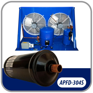Appli Parts APFD-304S 1/2 in Liquid Line Refrigerant AC Filter Drier hvac Refrigeration 304S ODF Sweat Solder connection universal unidirectional 10-1/2 in long 3-1/4 in wide Appli Parts APFD-304S 1/2 in Liquid Line Refrigerant AC Filter Drier hvac Refrigeration 304S ODF Sweat Solder connection universal unidirectional 10-1/2 in long 3-1/4 in wide