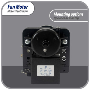 Appli Parts APFM-2268 Evaporator Fan Motor for refrigerators and freezers 110 V, 60 Hz, 0.12 A, 7.5 W, 2500 rpm, CCW, Shaft Length 1-1/8 in replaces 200D2940P001C, 200D2940P002, P009, WR01F02268  Appli Parts APFM-2268 Evaporator Fan Motor for refrigerators and freezers 110 V, 60 Hz, 0.12 A, 7.5 W, 2500 rpm, CCW, Shaft Length 1-1/8 in replaces 200D2940P001C, 200D2940P002, P009, WR01F02268