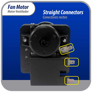 Appli Parts APFM-2268 Evaporator Fan Motor for refrigerators and freezers 110 V, 60 Hz, 0.12 A, 7.5 W, 2500 rpm, CCW, Shaft Length 1-1/8 in replaces 200D2940P001C, 200D2940P002, P009, WR01F02268  Appli Parts APFM-2268 Evaporator Fan Motor for refrigerators and freezers 110 V, 60 Hz, 0.12 A, 7.5 W, 2500 rpm, CCW, Shaft Length 1-1/8 in replaces 200D2940P001C, 200D2940P002, P009, WR01F02268