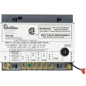 Robertshaw 780-845 Ignition Module Intermittent Pilot 24V SP845
 Robertshaw 780-845 Ignition Module Intermittent Pilot 24V SP845