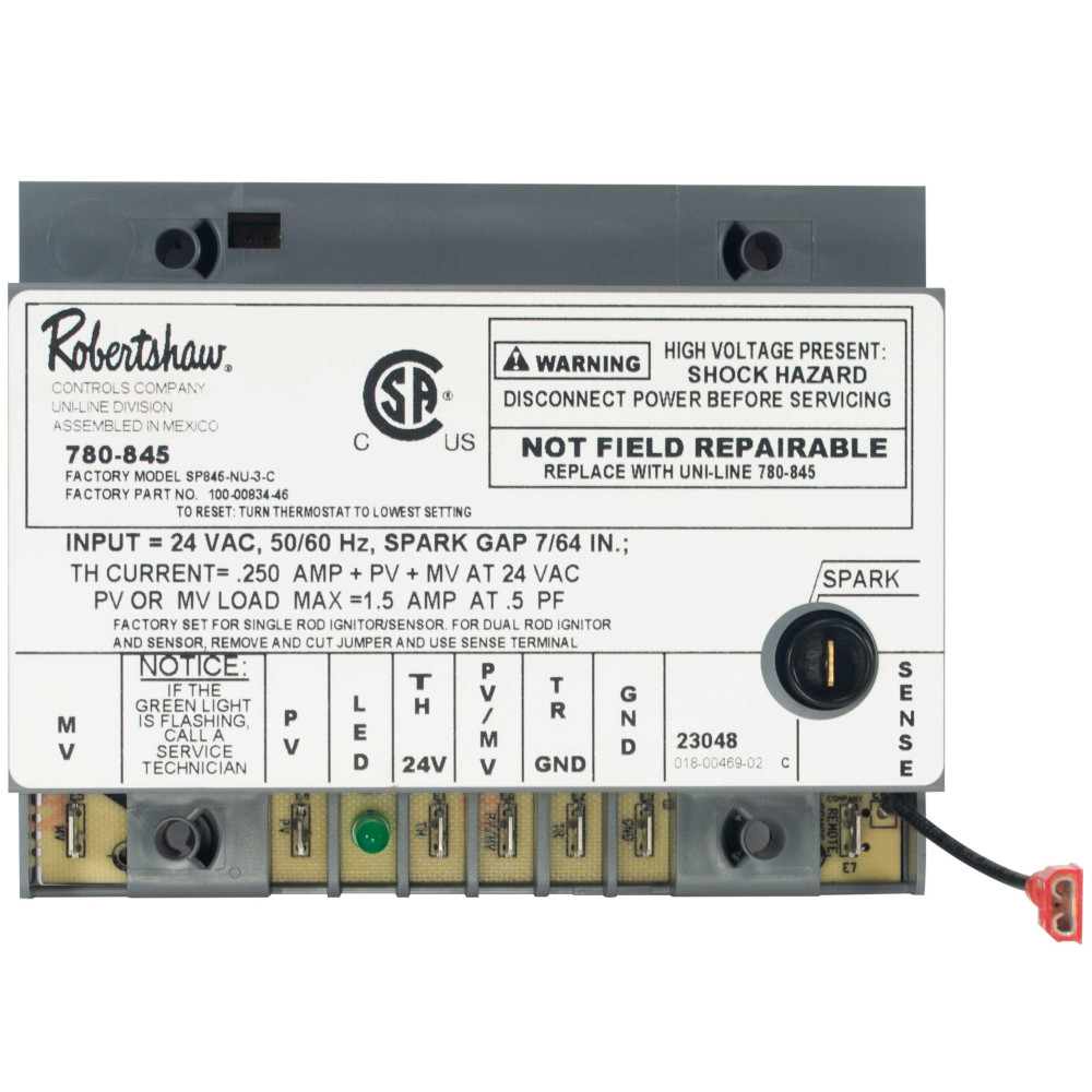 thumbnail image 2 of Honeywell S86H1006 24V Intermittent Pilot Ignition Module – Used, 100% Shutoff, Tested 2 of 5