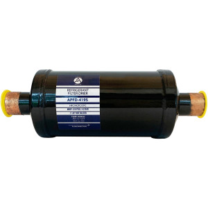 Appli Parts APFD-419S 1-1/8 in Liquid Line Refrigerant AC Filter Drier hvac Refrigeration 419S ODF Sweat Solder connection universal unidirectional 10-1/2 in long 3-3/4 in wide Appli Parts APFD-419S 1-1/8 in Liquid Line Refrigerant AC Filter Drier hvac Refrigeration 419S ODF Sweat Solder connection universal unidirectional 10-1/2 in long 3-3/4 in wide