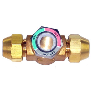 Appli Parts APSG-12 1/2 in Sight Glass and liquid moisture indicator Flare connections with take-apart Body for HVAC/R installations suitable for CFC HCFC HFC refrigerants Appli Parts APSG-12 1/2 in Sight Glass and liquid moisture indicator Flare connections with take-apart Body for HVAC/R installations suitable for CFC HCFC HFC refrigerants