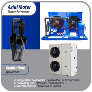 Appli Parts AXF-450-3 17-3/4 in Axial Fan Motor Guard Mounted Fan Blade 220 V, 3 Ph, 50-60 Hz, 300 W, 1600 rpm, Universal replacement for Cold Room Evaporators and Condensing Units, Work Temp -22 F to 140 F  Appli Parts AXF-450-3 17-3/4 in Axial Fan Motor Guard Mounted Fan Blade 220 V, 3 Ph, 50-60 Hz, 300 W, 1600 rpm, Universal replacement for Cold Room Evaporators and Condensing Units, Work Temp -22 F to 140 F