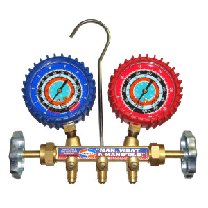 Uniweld Manifold (R507/ R404a/ R134a) 5ft Hoses Manifold Uniweld Manifold (R507/ R404a/ R134a) 5ft Hoses Manifold