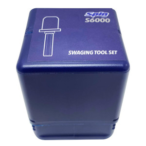 Swaging Spin Set 6 Tools Per Set: 1/4in, 3/8in, 1/2in, 5/8in, 3/4in, 7/8in S6000 Swaging Spin Set 6 Tools Per Set: 1/4in, 3/8in, 1/2in, 5/8in, 3/4in, 7/8in S6000
