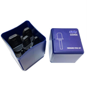Swaging Spin Set 6 Tools Per Set: 1/4in, 3/8in, 1/2in, 5/8in, 3/4in, 7/8in S6000 Swaging Spin Set 6 Tools Per Set: 1/4in, 3/8in, 1/2in, 5/8in, 3/4in, 7/8in S6000