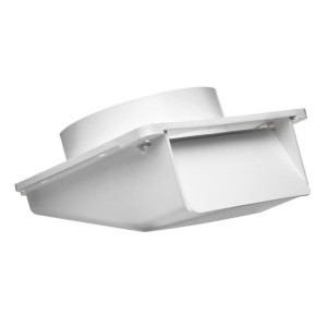 Lambro 143W Plastic Under Eave Vent, 4 inch , White Lambro 143W Plastic Under Eave Vent, 4 inch , White