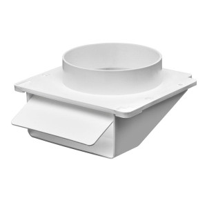 Lambro 143W Plastic Under Eave Vent, 4 inch , White Lambro 143W Plastic Under Eave Vent, 4 inch , White