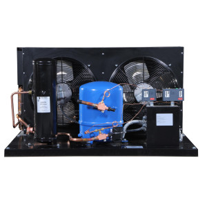 Danfoss HGZC0900UWE300R Condensing Unit Copper Coil Aluminum Fins 9HP MBP 460V/3Ph/60Hz R404A, R452A, R134a, R448A, R449A POE Oil 2 Fans with Reciprocating Compressor MTZ100-4 114N3649 Danfoss HGZC0900UWE300R Condensing Unit Copper Coil Aluminum Fins 9HP MBP 460V/3Ph/60Hz R404A, R452A, R134a, R448A, R449A POE Oil 2 Fans with Reciprocating Compressor MTZ100-4 114N3649