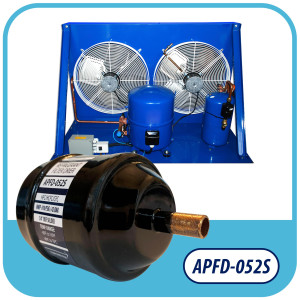 Appli Parts APFD-052S 1/4 in Liquid Line Refrigerant AC Filter Drier hvac Refrigeration 052S ODF Sweat Solder connection universal unidirectional 4-1/2 in long 2 in wide Appli Parts APFD-052S 1/4 in Liquid Line Refrigerant AC Filter Drier hvac Refrigeration 052S ODF Sweat Solder connection universal unidirectional 4-1/2 in long 2 in wide