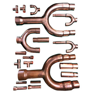 Four Combined Outdoor Refrigerant Distributor Vrf Compatible with R410A