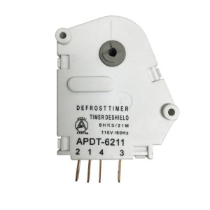 Appli Parts APDT-6211 6 hr, 21 min, 110 V, 60 Hz, Defrost Timer Pin 2143 for Refrigerators replaces TIM-101, AP-1401, DBZC-725-1dD, 4391974 and others Appli Parts APDT-6211 6 hr, 21 min, 110 V, 60 Hz, Defrost Timer Pin 2143 for Refrigerators replaces TIM-101, AP-1401, DBZC-725-1dD, 4391974 and others