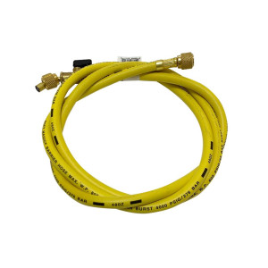 Manifold Hose 72 Uniweld H6smbey H6BVY Cfc/Hcfc/Hfc/R410 Yellow 45 Bend With Valve Manifold Hose 72 Uniweld H6smbey H6BVY Cfc/Hcfc/Hfc/R410 Yellow 45 Bend With Valve