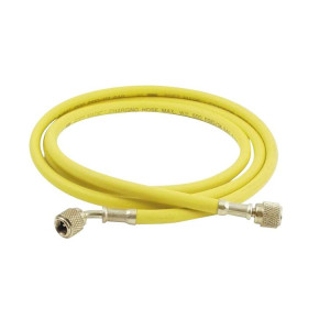 Uniweld H3SMBY Manifold Hose 36 in, Yellow, 1/4 in connections, Soft Magic CFC,HCFC,HFC,R410 Uniweld H3SMBY Manifold Hose 36 in, Yellow, 1/4 in connections, Soft Magic CFC,HCFC,HFC,R410