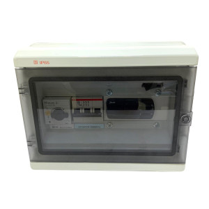Danfoss Control Box 9Hp to 13.5Hp 220V/50-60Hz 191U8005
Motor Starter Moeller PKMZ0-32, Braker ABB S203 C 50, Switchboard ABB 1275 IP65, Control EKC102D 220V/60-60HZ, 2 x EKS 211 084B4403 60 inch Danfoss Control Box 9Hp to 13.5Hp 220V/50-60Hz 191U8005
Motor Starter Moeller PKMZ0-32, Braker ABB S203 C 50, Switchboard ABB 1275 IP65, Control EKC102D 220V/60-60HZ, 2 x EKS 211 084B4403 60 inch